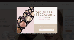 Desktop Screenshot of beccacosmetics.com